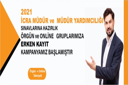 İcra Müdür ve Müdür Yardımcılığı Kursu