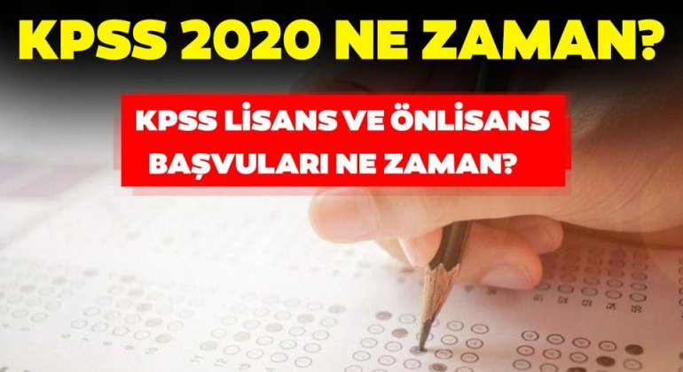 Kpss Başvurusu Ve Sınavı Ne Zaman