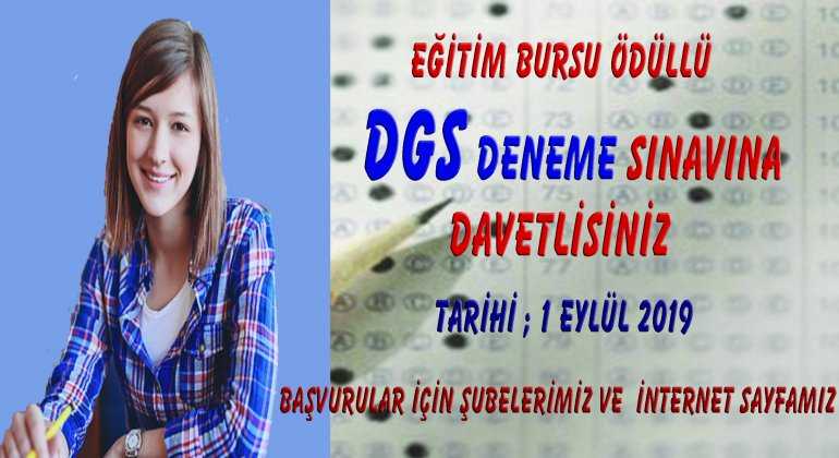 Ödüüllü DGS deneme Sınavımıza Davetlisiniz.